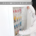 壁掛け コレクションケース アクスタマンション 5段 ハイタイプ  推し活 グッズ 自立 フィギュア アクスタ 収納 ディスプレイ アクリルスタンド LBR-380H-WW 写真5