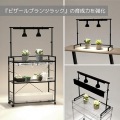 ビザールプランツライトスタンド LPS-800-BK 観葉植物 植物育成ライト 多肉植物 棚 ライト 台 フラワースタンド プランタースタンド 塊根植物 室内 写真5