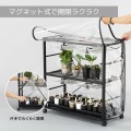 ビザールプランツラック ビニール温室カバー LPR-800取り付け用 温室カバー ビニール温室 簡易温室 温室ハウス 防寒 保温 観葉植物 家庭菜園 LPP-V800-CL 写真5