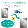 HDDケース/3.5インチHDD&2.5インチHDD+SSD/2Bay/Duplicator/USB3.0/ソフト付/エラースキップ機能付 写真5