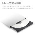 DVDディスクドライブ/M-DISC対応/TypeCケーブル付/USB3.0/シルバー 写真5