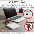 Type-A/C対応 再生・編集・書込ソフト付USB3.2(Gen1)ポータブルDVD ホワイト 写真5