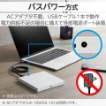 Type-A/C対応 書込ソフト付 USB3.2(Gen1) ポータブルDVD ホワイト 写真5