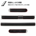 arrows Be4 Plus 耐衝撃 手帳 マグネット/ブラック/レッド 写真5