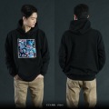 アーティストコラボパーカー ブルー フリーサイズ 写真5