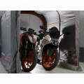 バイクガレージ2450 ブロック グレー・オレンジ 【大型商品につき代引不可・時間指定不可・返品不可】 写真5