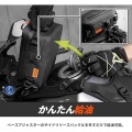 樹脂製タンクにも取付 タンクバッグ ターポリンタイダウンタンクバッグ DBT633-BK ブラック 写真5