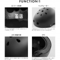 DUBSTACK(ダブスタック) スケートボード プロテクター 7点セット DSHP-01M-BK Mサイズ ヘルメット 付き 手首 肘 膝 パッド 子供 大人 用 写真5
