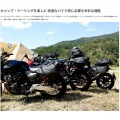 ドッペルギャンガー ターポリン サイドバッグ | 防水 バイク サイド バッグ キャンプ ツーリング 40リットル 40L ディジーチェーン メッシュポケット Dカン 写真5