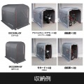 ドッペルギャンガー ストレージバイクガレージ (カーキ) L サイズ DCC330L-KH | 自転車3台 大型バイク 大型 ガレージ 車庫 整備 メンテ ベンチレーション 写真5