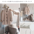 ハンガーラック ディスプレイ サイドフック 高さ180HS-1800 ブラック 宮武製作所 | ラック 風 収納 スリム リビング 写真5