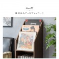   レコードラック Calmato カルマート 幅35.5 高さ100 RK-1000 ナチュラル 宮武製作所 | レコード 収納 リビング オシャレ 写真5
