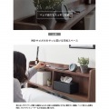 ヘッドボード 幅100 高さ50 HB-F1000 ナチュラル 宮武製作所 | 寝室 ベッド 収納 コンセント シンプル 写真5