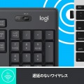 サイレント ワイヤレスコンボ MK295 グラファイト 写真5