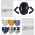 ジェットヘルメット ハーフマットブラック ( MOUSSE ) 写真5