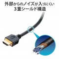 HDMIケーブル/1.5.4/イーサネット対応/1.5m/ブラック 写真5