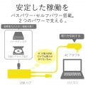 USB2.0ハブ(ACアダプタ付) 写真5