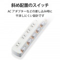 無点灯個別スイッチ付 雷ガードタップ 写真5