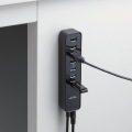 マグネット付きUSB3.0ポート搭載7ポートUSBハブ 写真5