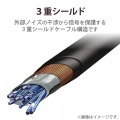 イーサネット対応スーパースリムHDMIケーブル(A-A) 写真5