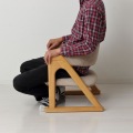 らくらく立ち上がり低座椅子(ナチュラル) 写真5