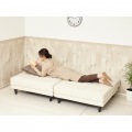 New離せるソファーベッド クリーム 写真5
