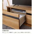 テレビ台 白井産業 50V型対応 TVボード リビングの家具を揃えられるコーディネート家具 組立簡単 ナチュラルブラウン 幅120 高さ37 奥行41.9cm NTU-3512H NA 写真5