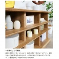 オープンラック 白井産業 棚 シェルフ 本棚 インテリア棚 収納 リビング おしゃれ 木目 約幅60 奥行42 高さ72cm ナチュラルブラウン ナチュリカ NTU-7060RNA 写真5