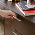 チェスト タンス 衣類収納 同シリーズで組み合わせ自由自在 一人暮らしの部屋や狭いスペースにぴったりサイズ ダークブラウン木目柄 写真5