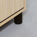 シューズボックス 白井産業 靴箱 玄関収納 木製 隙間 ちょい足しにぴったり 幅約33cm 高さ99cm コンパクト 約6足収納 ナチュラルブラウン 木目柄 フルニコ 写真5