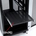 サンワサプライ 19インチマウントサーバーラック(18U) 前後扉、側面パネルに鍵を標準装備、セキュリティ対策に最適 CP-SVC18UN【大型商品の為時間指定不可】 写真5
