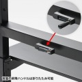 55?65型対応手動上下昇降液晶ディスプレイスタンド 写真5
