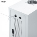 キャスター付きハブボックス(2U) 写真5