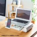 3段階横幅可変タイプ机上ラック 写真5