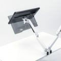 水平垂直多関節液晶モニターアーム(2面・ホワイト) 写真5