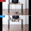 配線トレー  ケーブル配線トレー ワイヤー Sサイズ 汎用タイプ ブラック CB-CT4BK | 収納 整理 目隠し 配線受け 写真5