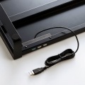 電源タップ＋USBハブ付き机上ラック(W500) 写真5