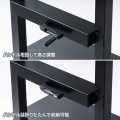 55?75型対応手動昇降液晶ディスプレイスタンド 写真5