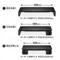 USB Type-C接続ハブ付き机上ラック 写真5