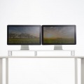 木製机上ラック(W1000・ホワイト) 写真5