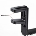 マグネットホルダー付きヘッドホンフック 写真5