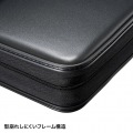 DVD・CDセミハードケース(160枚収納・ブラック) 写真5