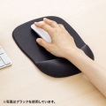 低反発リストレスト付きマウスパッド(ブルー) 写真5