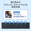 USB Type-C充電器(6ポート・合計18A・高耐久タイプ) 写真5