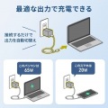 USB PD対応キューブ型AC充電器(PD65W) 写真5