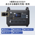 ポータブル電源 (1536Wh・AC1600W) 写真5