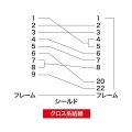 RS-232Cケーブル(クロス・5m) 写真5