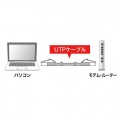L型カテゴリ5eより線LANケーブル 写真5