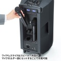 ワイヤレスマイク付き拡声器スピーカー 写真5