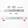 surface ドッキングステーション USB-3HSS6S | ポート HDMI LAN Type-C USB3.2 Gen2ハブ サンワサプライ 写真5